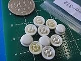 スイッチキャップA＜φ8mm　高さ5mm　穴サイズ　2mm×2.5mm　白＞＜1sw-372＞