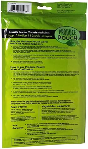 Reusable Produce Pouch, 3-Pack (30 Pouches)