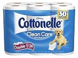 Cottonelle Clean Care with Soft Ripples Bath Tissue Double Rolls