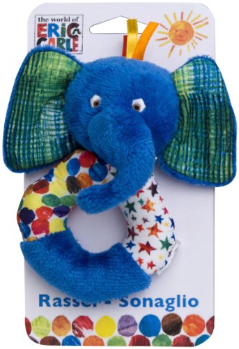 Joy Toy 551262 - Kleine Raupe Nimmersatt Elefant Rassel 13 cm Preisvergleich