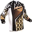 Fly Racing Kinetic Men's Dirt Bike Motorcycle Jersey - White/Gold