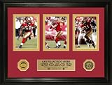 San Francisco 49Ers Trio Photo Mint W/ 2 24Kt Gold Minted Coins
