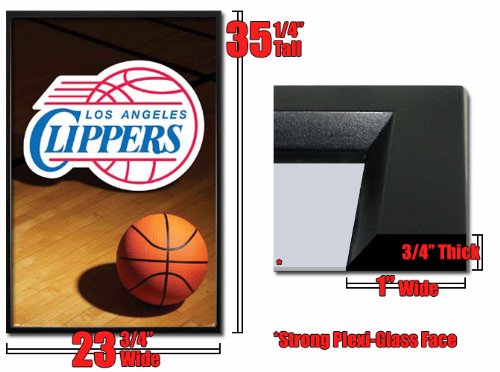 Framed Los Angeles Clippers Logo Nba Poster Fr4635