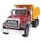Bruder Toys Mack Dump Truck with CAT Track Loader