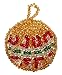 ID 8905 Christmas Tree Ornament Patch Ball Decoration Beaded Iron On Applique