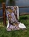 Lavender Camo Sherpa Mink Throw Style Blanket - 50