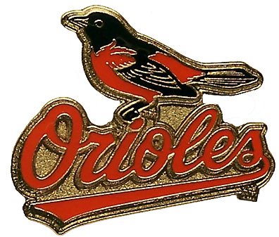 Baltimore Orioles Primary Plus Logo Pin