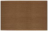 Extra Weave Chevron 5-by-8-Foot Jute Latex-Backed Rug, Mushroom