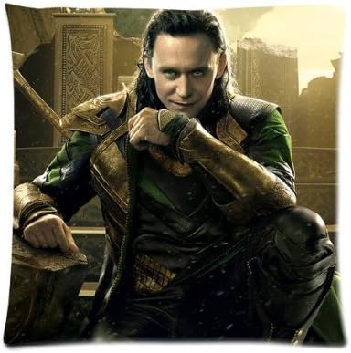 Newbility Custom Soft Zippered Pillowcase Pillow case 16x16 Inch (Two sides)¡ªFamous Film Marvel's Thor Tom Hiddleston The Avengers Loki Fashion Design