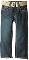 U.S. Polo Assn. Boys' Belted Flap Pocket Straight Leg Jean