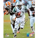 Santonio Holmes Autographed New York Jets 8x10 Photo