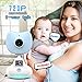 720P Baby Monitor, miSafes Mini Wireless Security Camera Nanny Cam Video Recording Remote Motion Detect Alert with Two-Way Audio Air Quality Temperature Monitoring