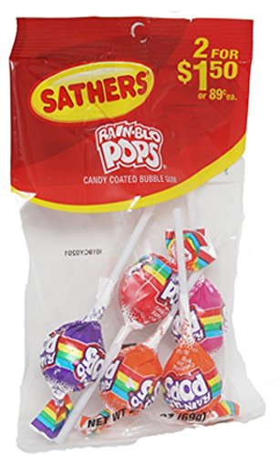 Sathers Rain-blo Pops 12ct - Tj
