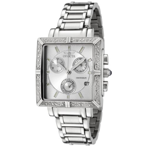 Invicta Women's 5377 Square Angel Diamond Stainless Steel Chronograph Watch product image