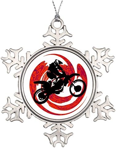 Funny ship Racing Ideas For Decorating Christmas Trees Extreme Family Christmas Snowflake Ornament Dirtbike
