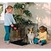 Midwest Life Stages Double-Door Folding Metal Dog Crate, 30 Inches by 21 Inches by 24 Inches