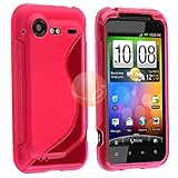 TPU Rubber Skin Case for HTC Droid Incredible 2 / Incredible S, Frost Hot P ....