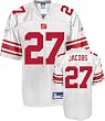 Brandon Jacobs New York Giants WHITE Equipment - Replica NFL YOUTH Jersey