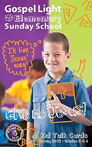 Gospel Light Elementary Kid Talk Cards Grades 3 &amp; 4 Sunday School Curriculum Spring A 2016