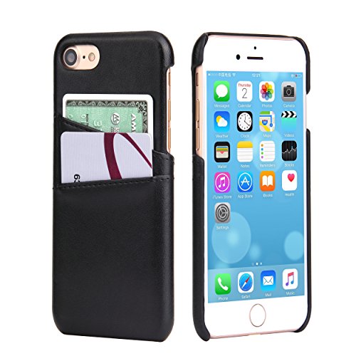 Iphone 7 leather card case - l-tiger ultra slim faux le…