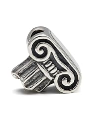 Melina World Jewellery - Greek Ancient Pillars / Columnas antiguos griegos - 4001 - Sterling Silver 925 - Handmade in Greece and inspired by Olympic, Greek and Mediteranean history and motives. Beads fits Biagi. Chamilia, Pandora and Trollbeads etc.