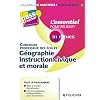 G�ographie Instruction civique et morale