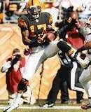 MIKE WALLACE PITTSBURGH STEELERS 8X10 HIGH GLOSSY SPORTS ACTION PHOTO (P)