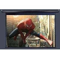 Elite Spectrum Series Electric100H - Projection screen (motorized) - 100 in ( 254 cm ) - 16:9 - Matte White - black