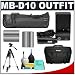 Nikon MB-D10 Battery Grip for D300/D700 Digital SLR Cameras + (2) Spare EN-EL3e Lithium-Ion Battery Packs + Nikon SLR Case/Bag + Deluxe Tripod + Battery Charger