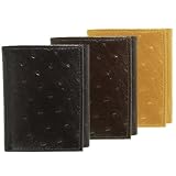 Signature Ostrich Stamped Genuine Leather Wallet