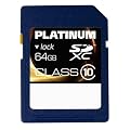 Platinum 64 GB Class 10 SDXC Speicherkarte