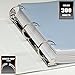Wilson Jones 363 Line Basic Plus Locking Round Ring View Binder, 1.5