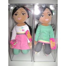 Authenticated TY Girlz Sweet SASHA and Marvelous MALIA Obama Dolls (Original Release -... by Ty