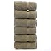 Chakir Turkish Linens Turkish Cotton Luxury Hotel & Spa Bath Towel, Hand Towel - Set of 6, Driftwood
