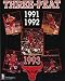Chicago Bulls (Three-Peat) White Wood-Mounted Sports Poster Print - 16" X 20"