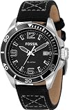 Fossil Decker Nylon Black Three Hand Watch