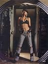 Paris Hilton autographed magazine photo