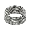 Stainless Steel Fashionable Mesh Ring
