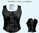 Women's Top Butter Soft with Front Lace Side zip & Back Lycra