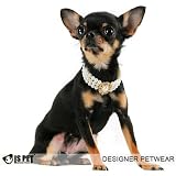 Is Pet Designer Pet Jewelry - Audery Pearl Necklace - Size: S (8