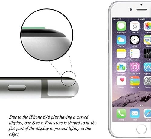 iPhone 6 Plus &amp; iPhone 6s Plus [Tempered Glass] Clear Screen Protector, HELLON(TM) Premium High Quality Bubble-Free, Scratchproof, Shockproof Screen Guard [0.2mm Thickness] (iPhone 6 Plus/6s Plus)