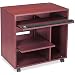 Safco 1901MH Ready-to-Use PC Workstation, 31-3/4w x 19-3/4d x 31-3/8h, Mahogany Laminate Top