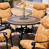 Suncoast Furniture B748WR-PB Cast Base Round Top Outdoor Dining