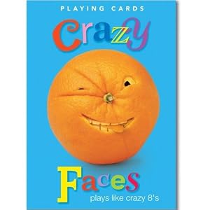 eeBoo Crazy Faces Card Game