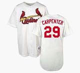 Chris Carpenter St. Louis Cardinals Authentic Home Jersey, With #29 (Size 54 or 56) from Majestic At