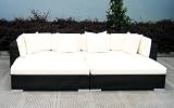 Baidani- Lounge-Rattan-Garnitur “Paradise”, 18-teilig, 2 Farben wählbar – braun