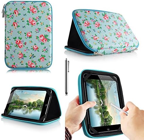 Casezilla Kobo Arc 7 HD Tablet Universal EVA Hard Shell Folio Case - Roses