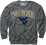 West Virginia Mountaineers Dark Heather Perennial II Crewneck Sweatshirt