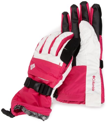 Columbia Girls 7-16 Bugaboo Interchange Glove, Very Pink/Sea Salt, Large