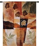 40x53 Autumn Melody I Quilted Leaf Accent